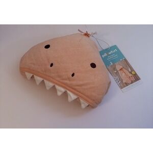 PILLOWFORT DINOSAUR Pink HOODED TOWEL NEW